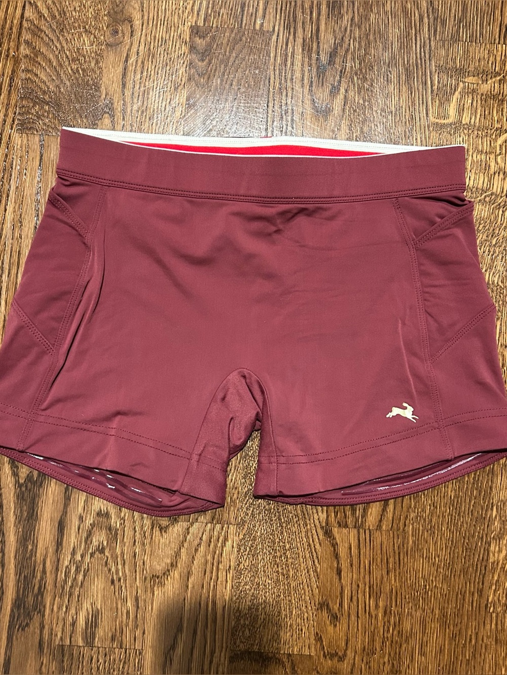 Tracksmith Maroon Women's Bike Shorts